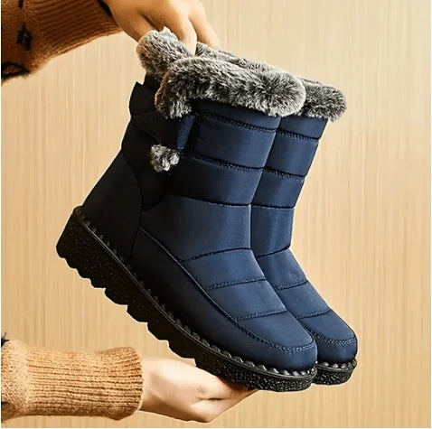 Dames Winterlaarzen – Warm, Droog en Veilig op Ijzige Gronden!