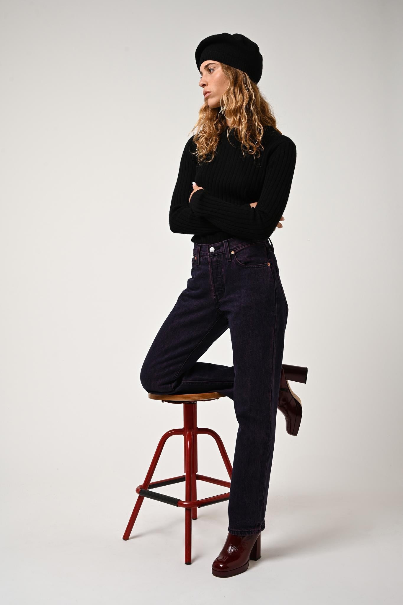 Stijlvolle Trui Met Ronde Hals