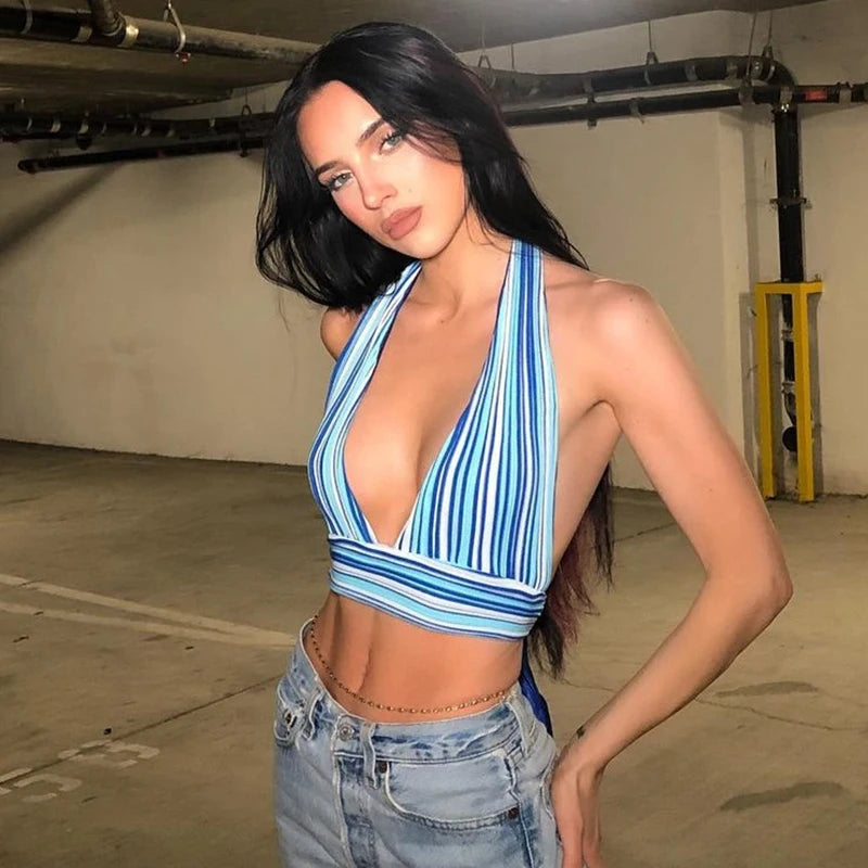 Sexy Zomer Halter Crop Top