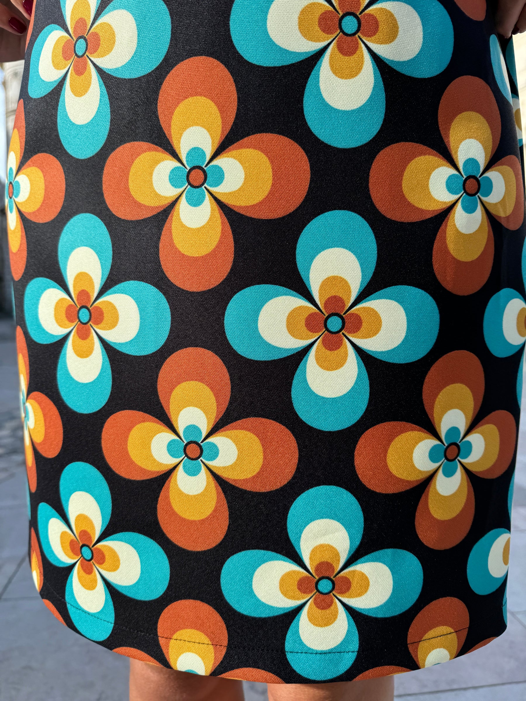 Recht Gesneden Jurk Voor Vrouwen - Vintage Bloemenprint