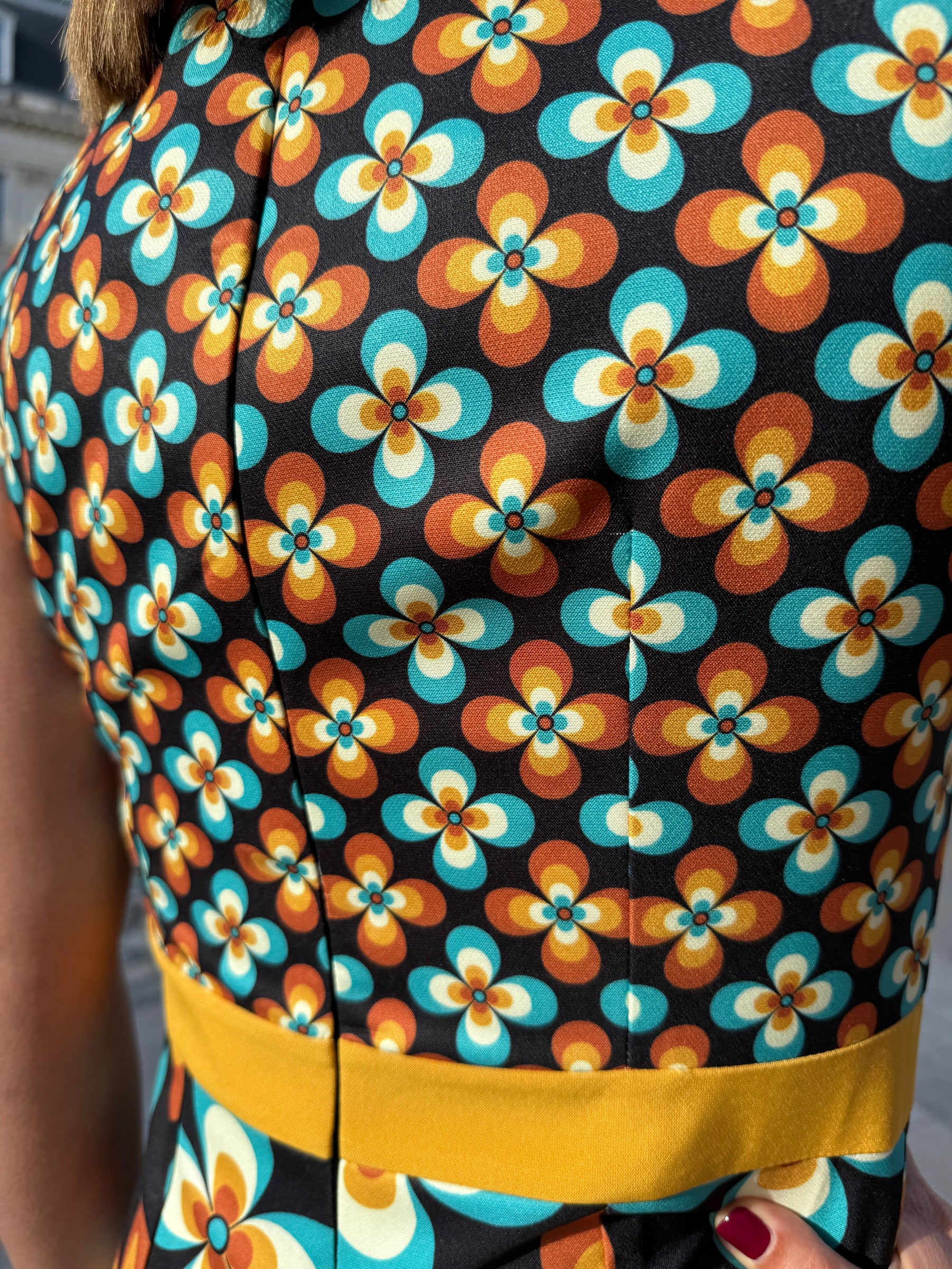 Recht Gesneden Jurk Voor Vrouwen - Vintage Bloemenprint