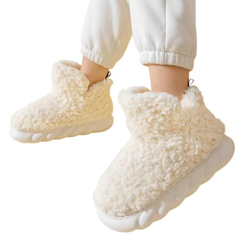 Cocooning Pantoffels in Crème - Ultra-zacht en Comfortabel voor Warme Voeten