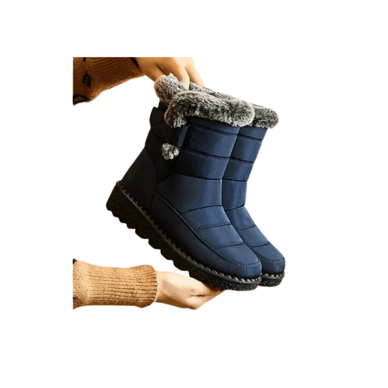 Dames Winterlaarzen – Warm, Droog en Veilig op Ijzige Gronden!