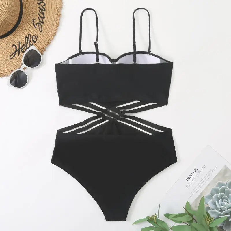 Push Up Monokini Zwempak
