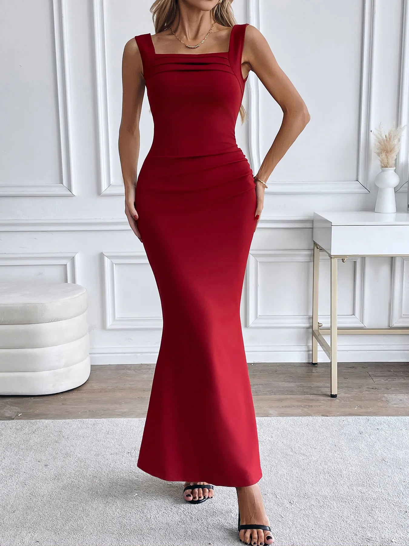 Comfortabele Elegante Maxi Jurk