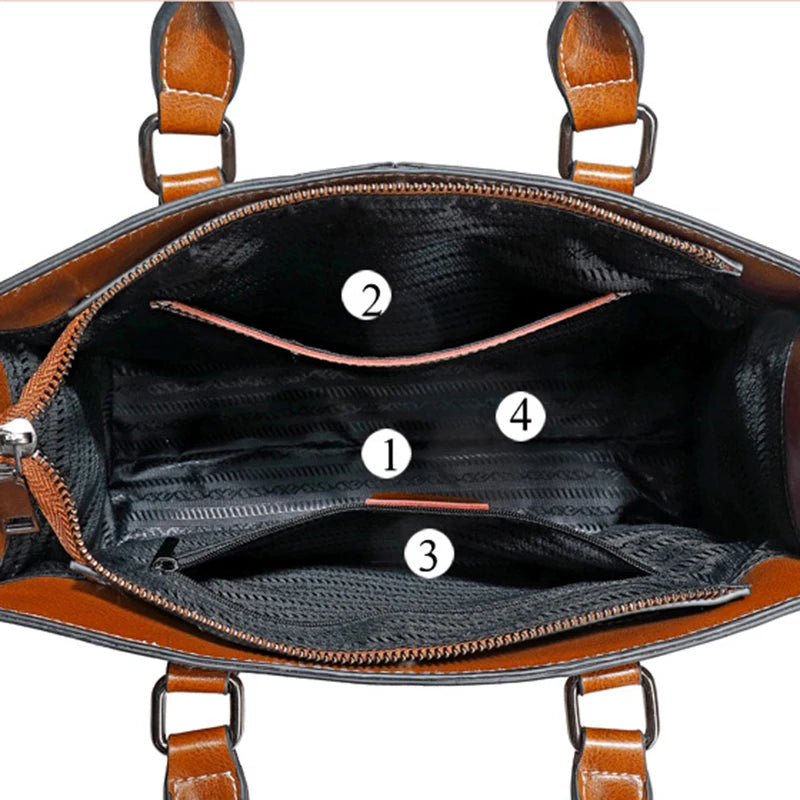 Leren Dames Handtas Tas