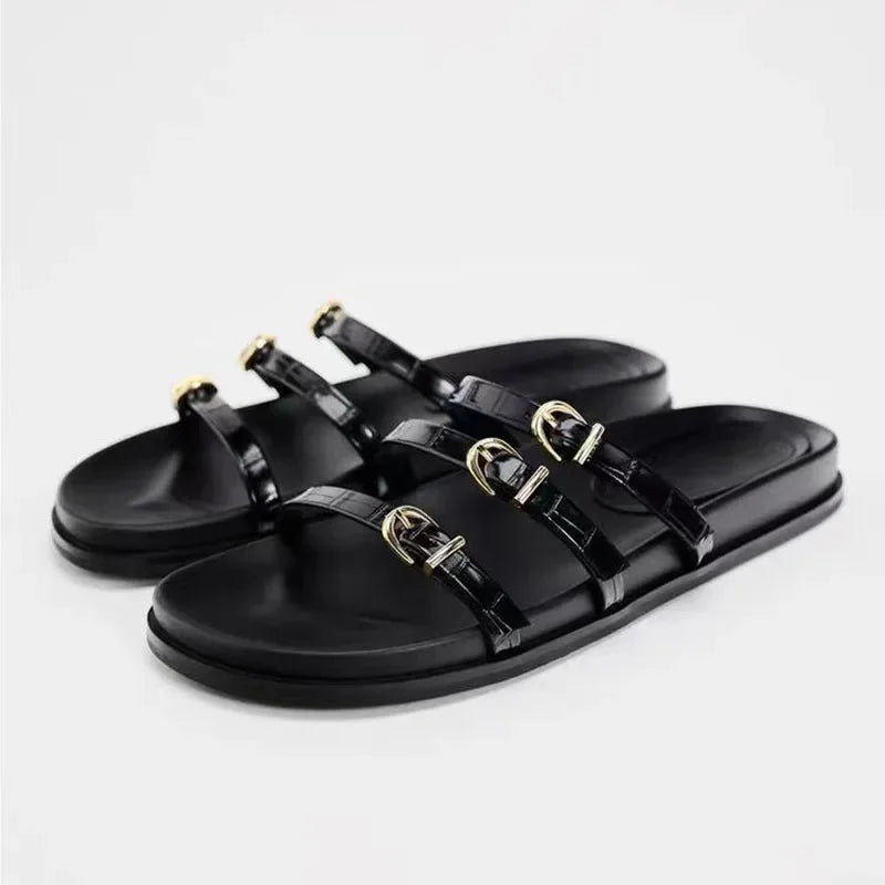 Comfortabele Leren Sandalen