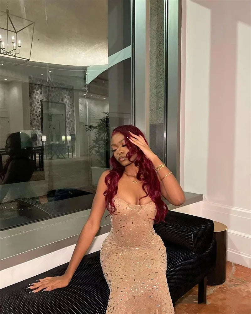 Glamoureuze Lange Jurk Zonder Mouwen