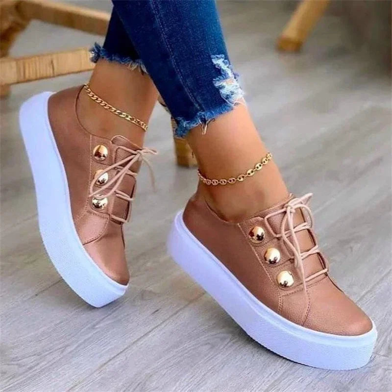 Mode Lente Leren PU Sneakers