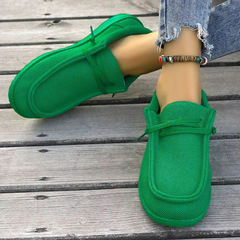 Dames Ademend Platform Sneakers