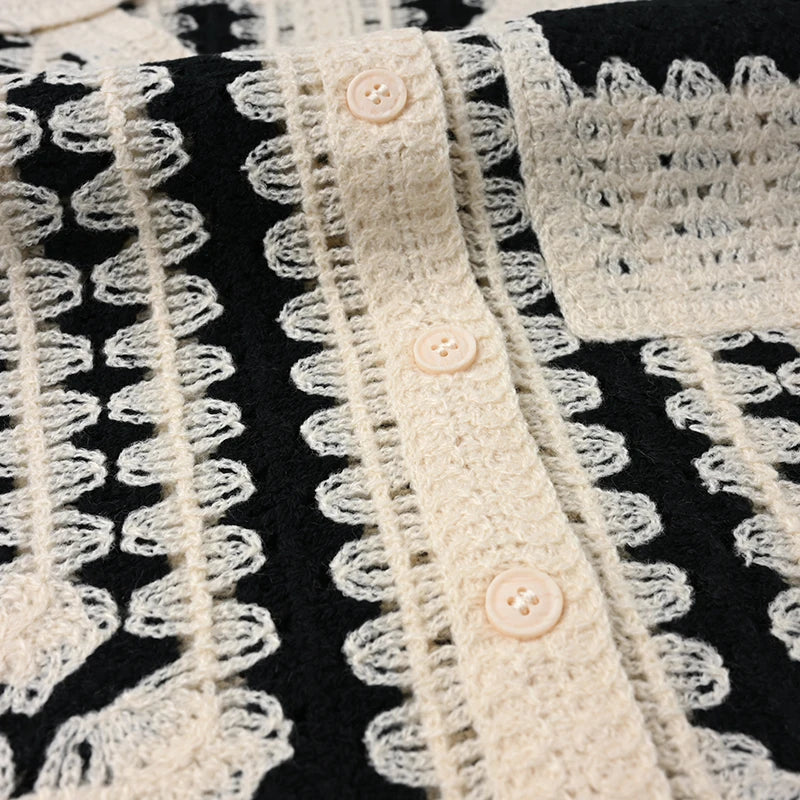 Bohemian Crochet Vest voor Dames