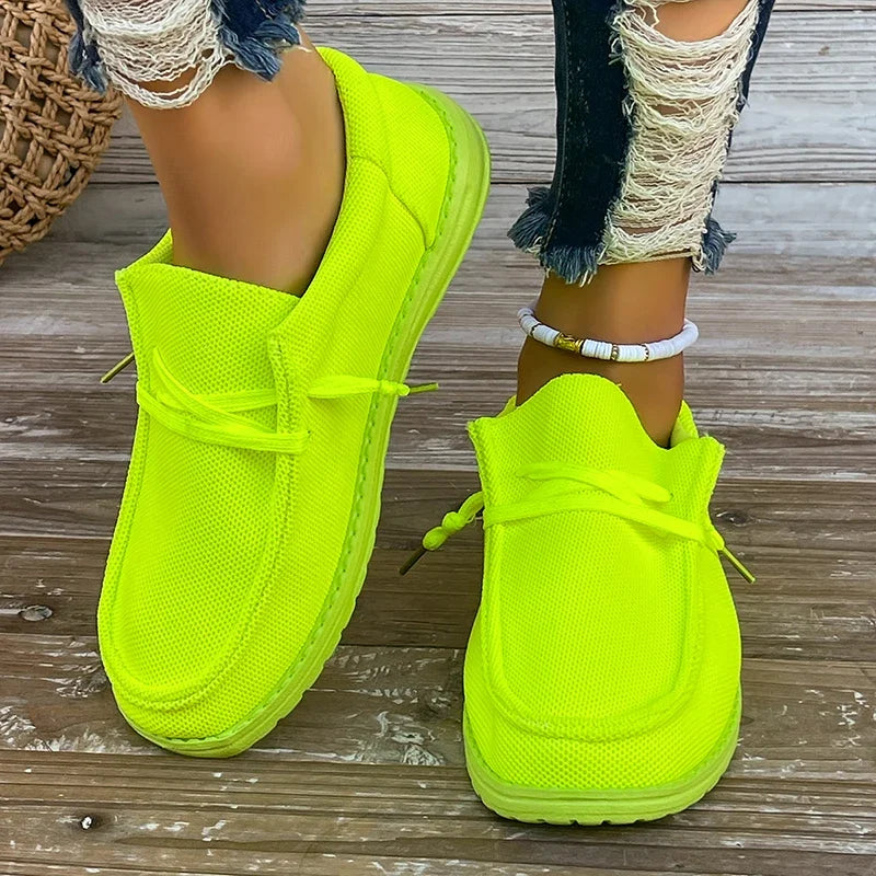 Dames Ademend Platform Sneakers