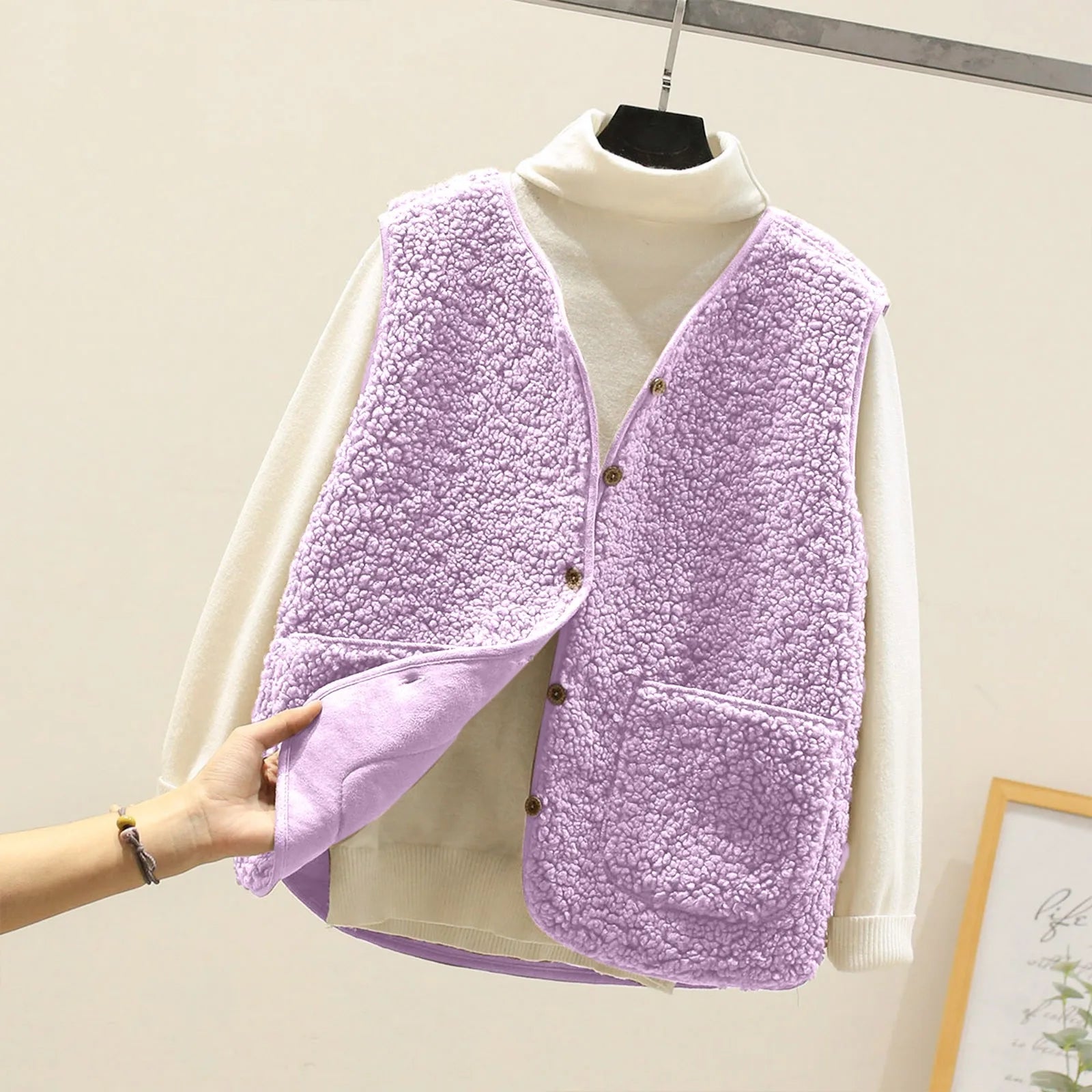 Dames Fleece Vest Casual