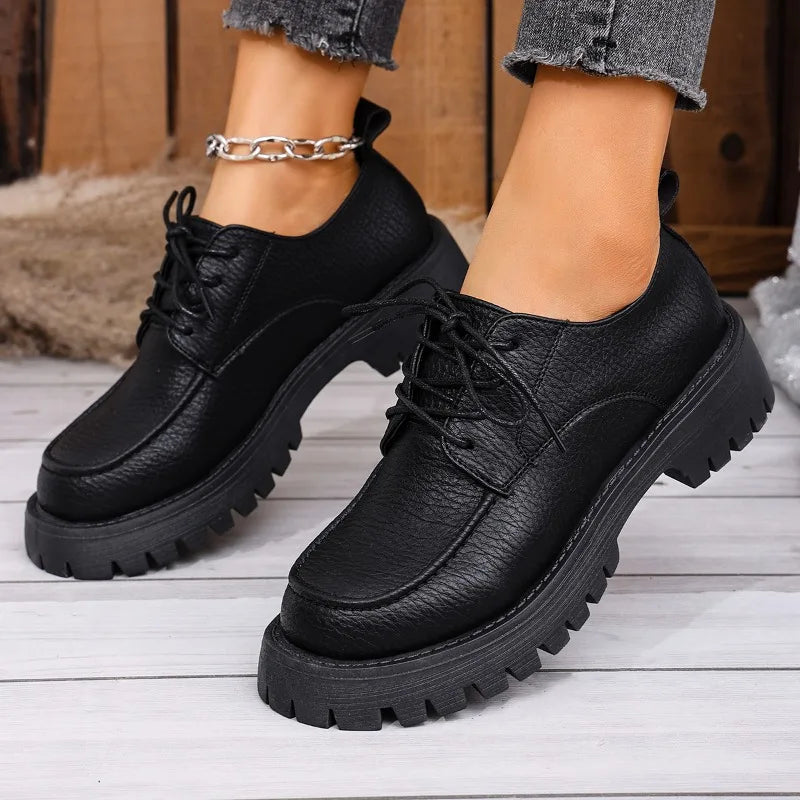 Plus Size Lederen Schoenen