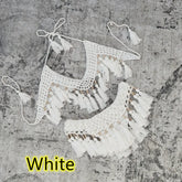 Gehaakte Bikini Set met Kwastjes