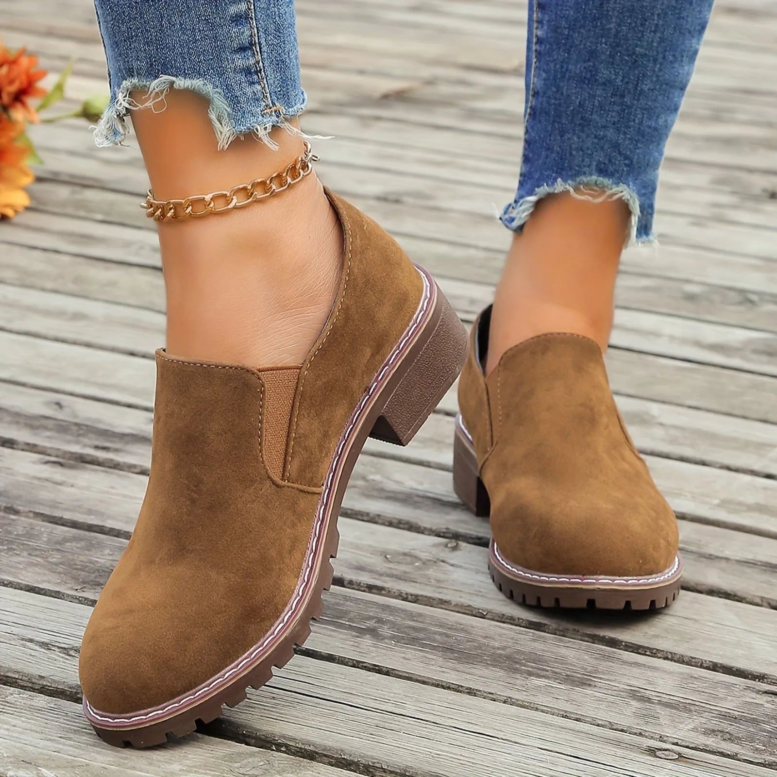 Modieuze Een Voet Buiten Botas