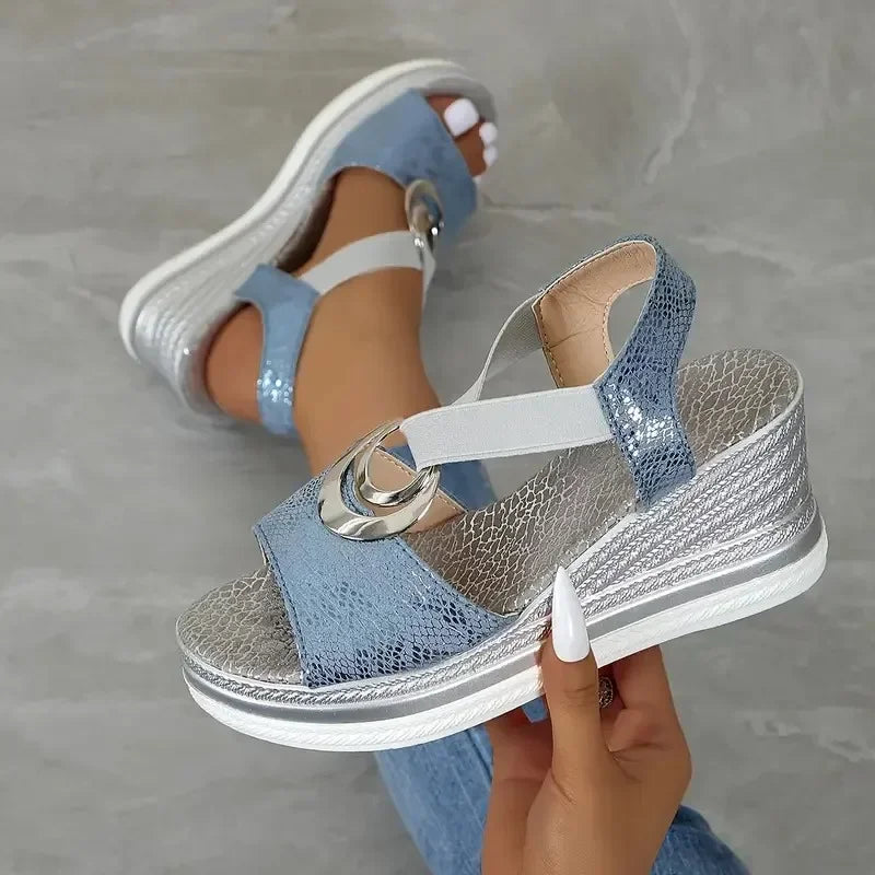 Comfortabele Sleehak Sandalen