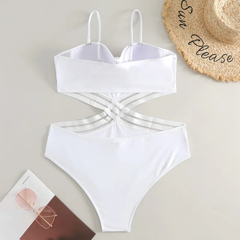 Push Up Monokini Zwempak
