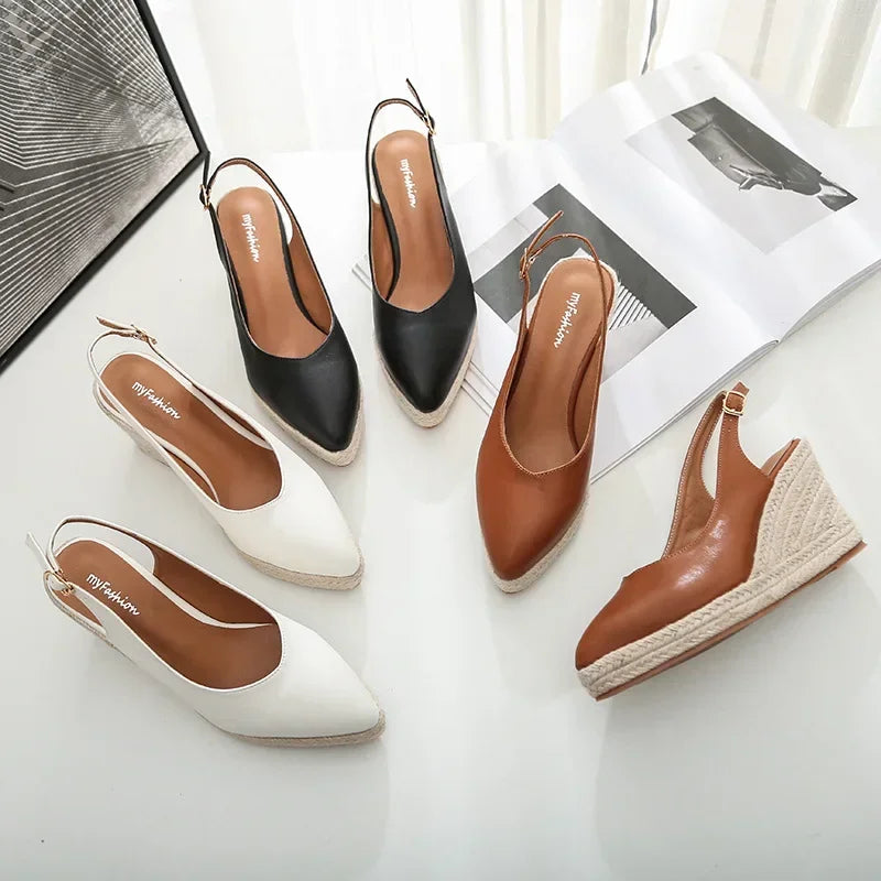 Elegante Leren Sleehakken