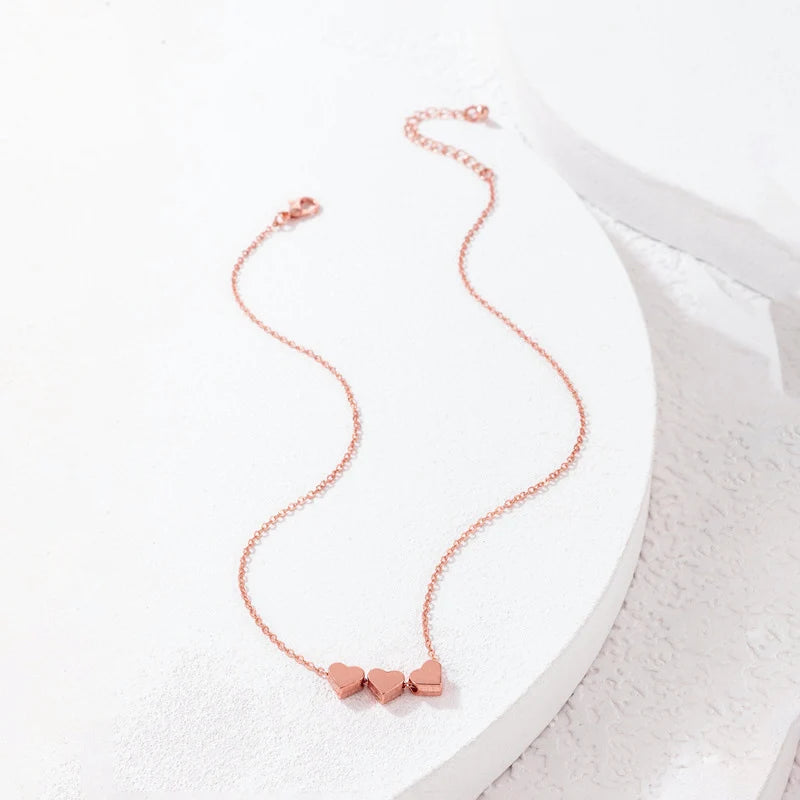 Drie Kleuren Hart Ketting