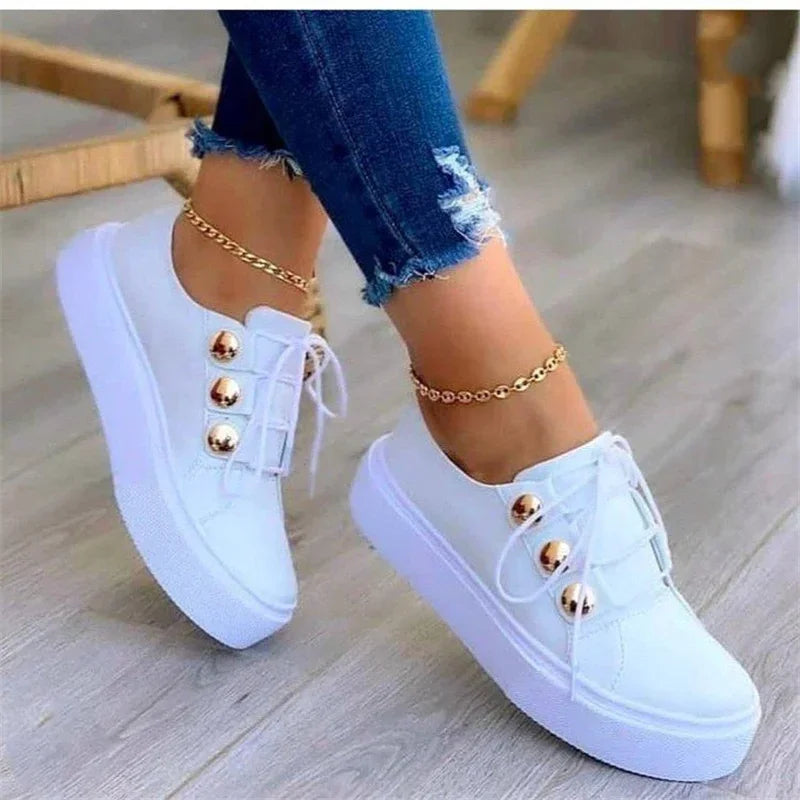 Mode Lente Leren PU Sneakers