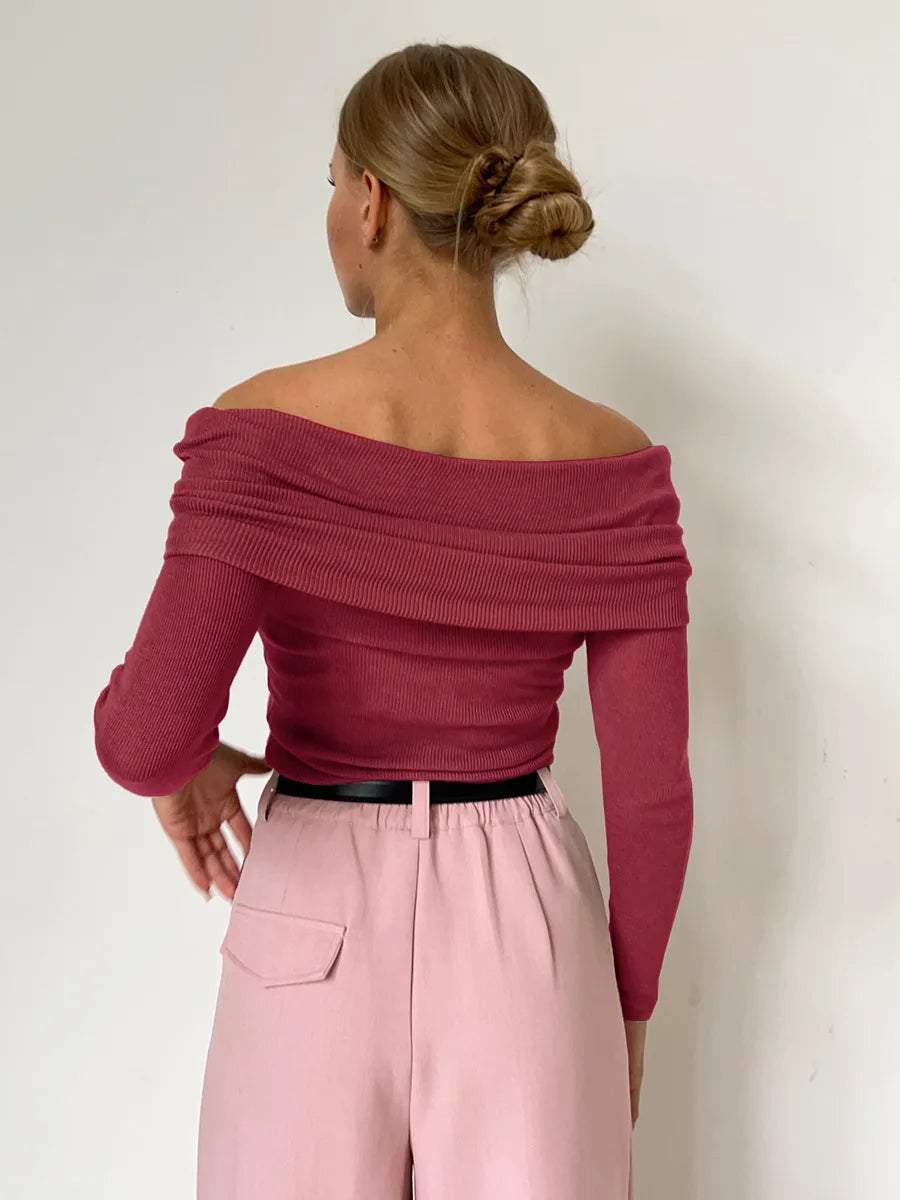 Stijlvolle Off-shoulder Trui