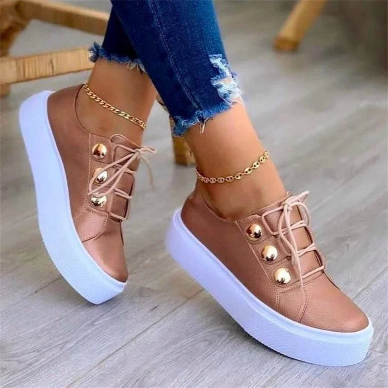 Mode Lente Leren PU Sneakers