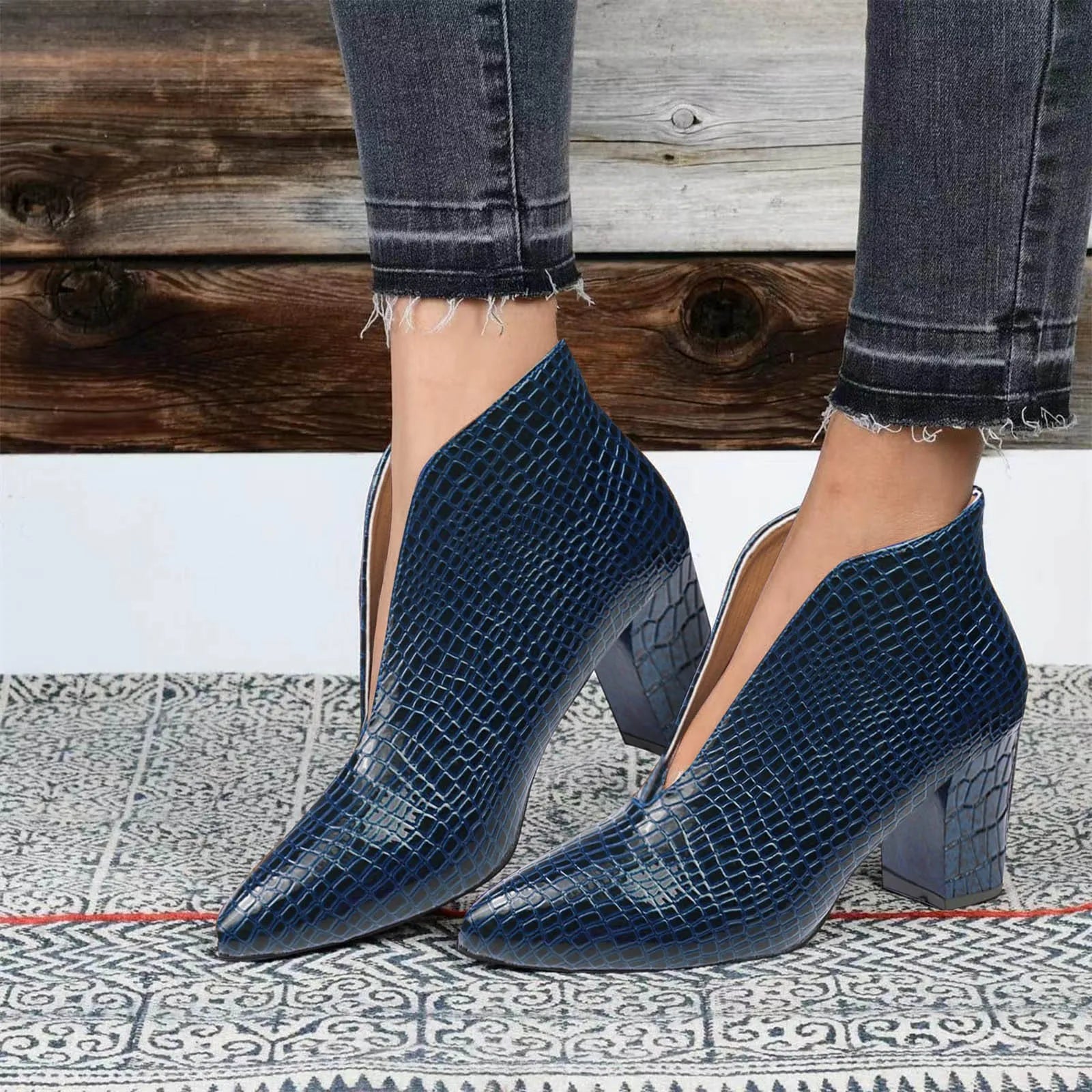 Comfortabele Laarzen Met Hoge Hak