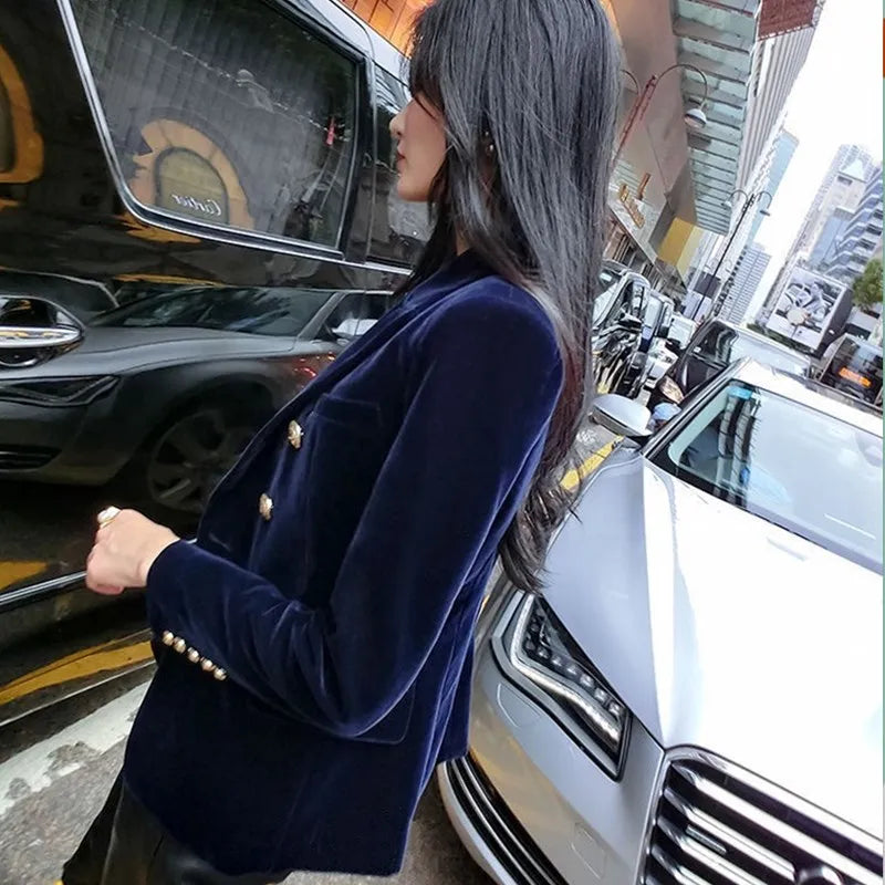 Elegante fluwelen blazer