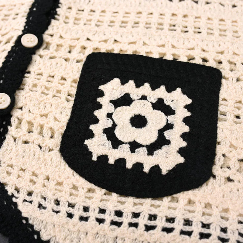 Gehaakte Boho Gilet Dames