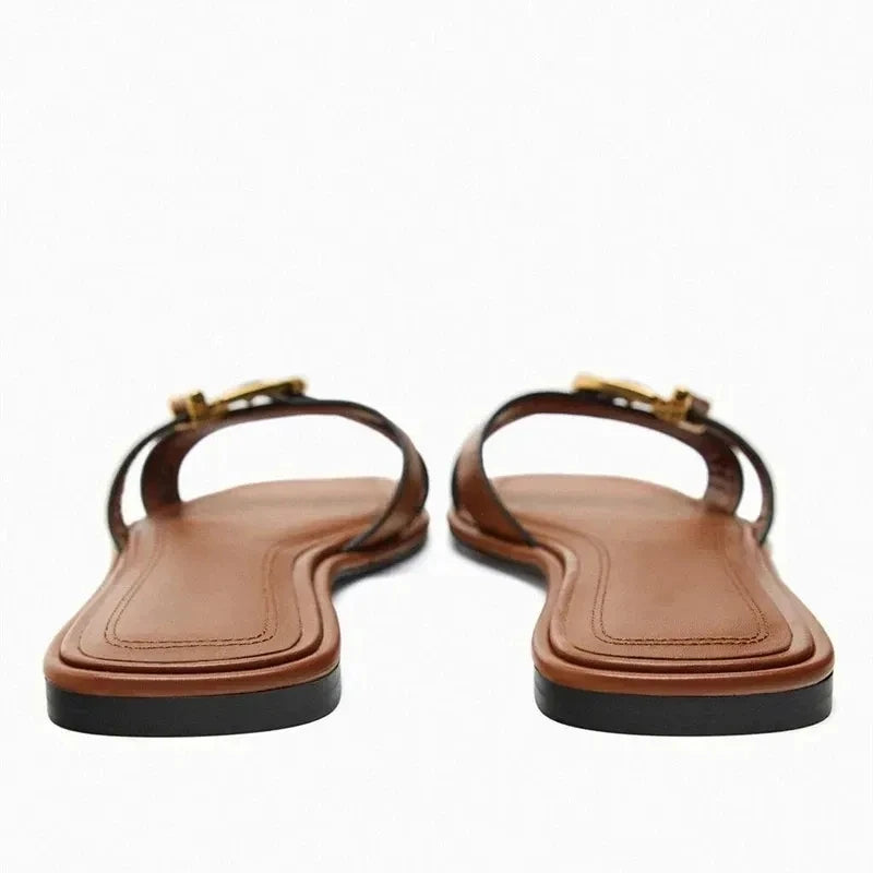 Comfortabele Leren Sandalen