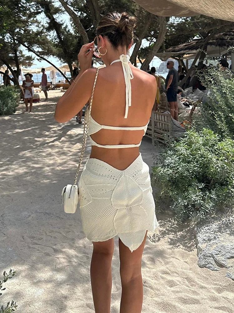 Sexy Halter Mini Jurk