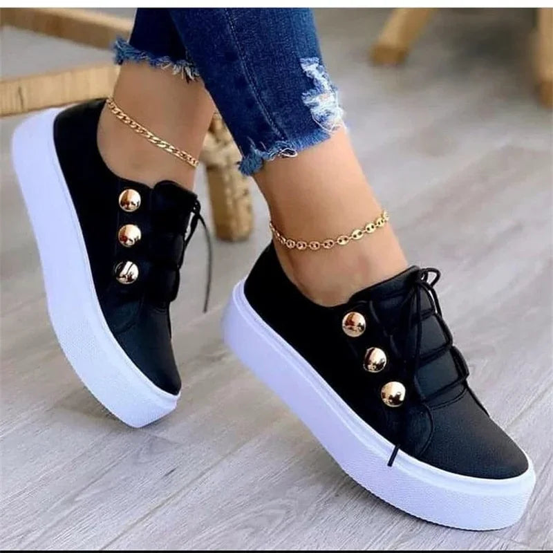Mode Lente Leren PU Sneakers