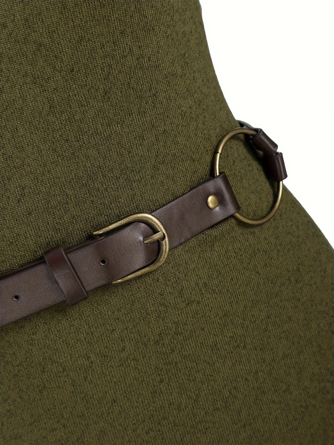 Stijlvolle Elegante Gebreide Jurk