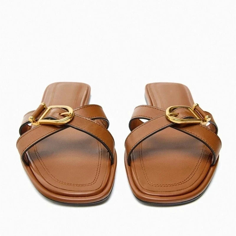 Comfortabele Leren Sandalen