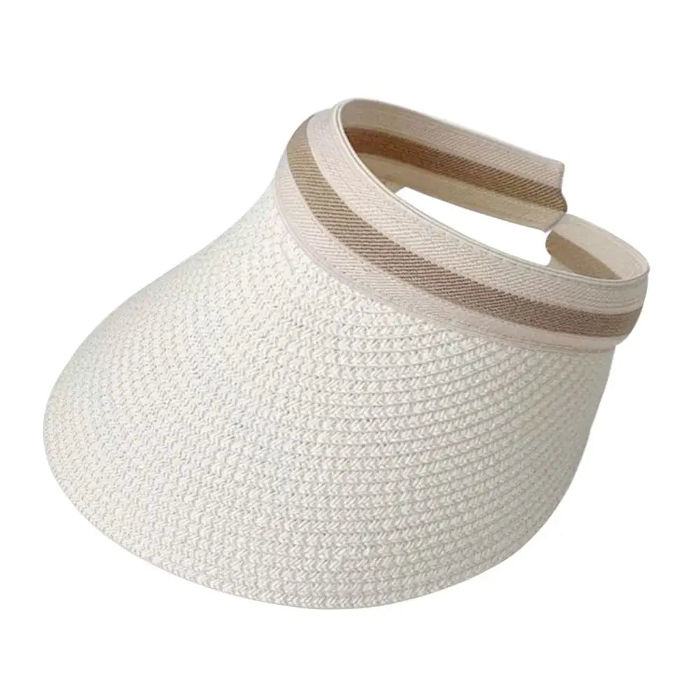 Zonnevizier Strooien Hoed