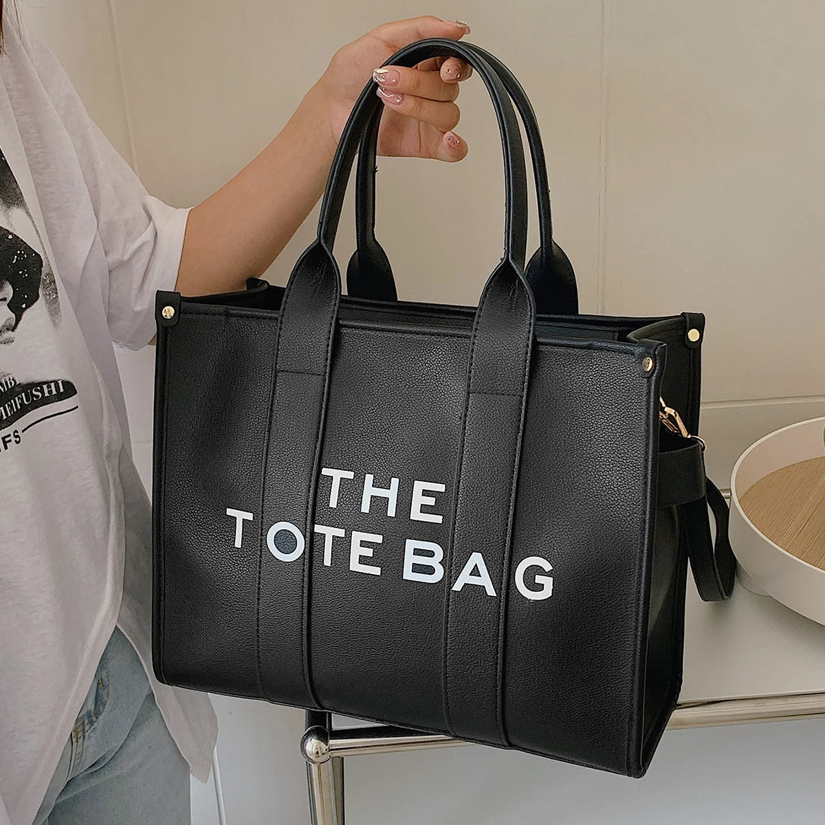 Luxe Designer Shopper Tas