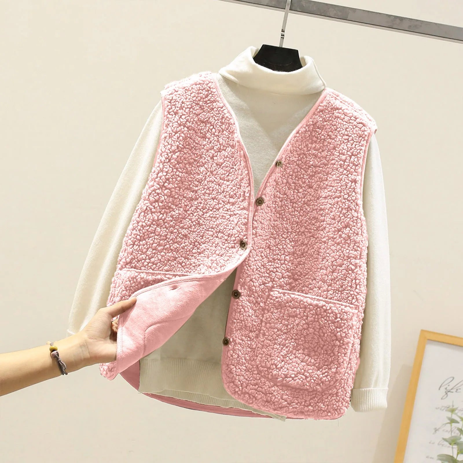 Dames Fleece Vest Casual