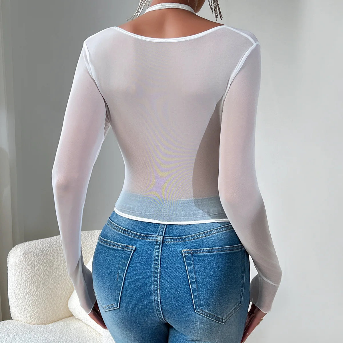 Stijlvolle Beugeltop Met Kruis