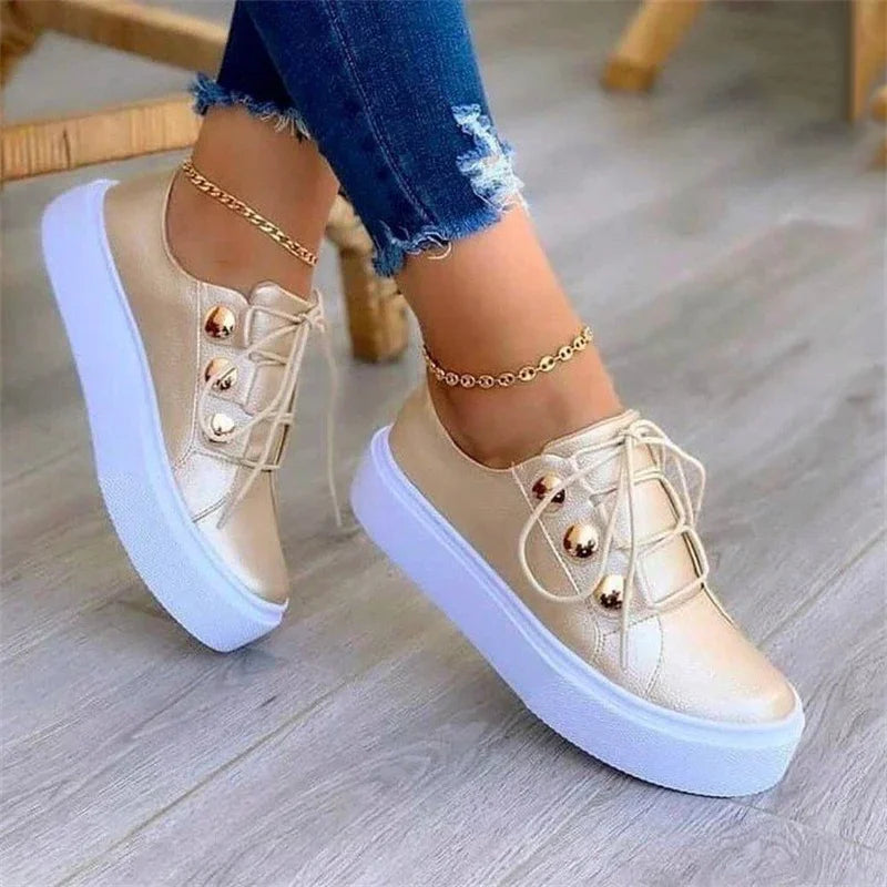 Mode Lente Leren PU Sneakers