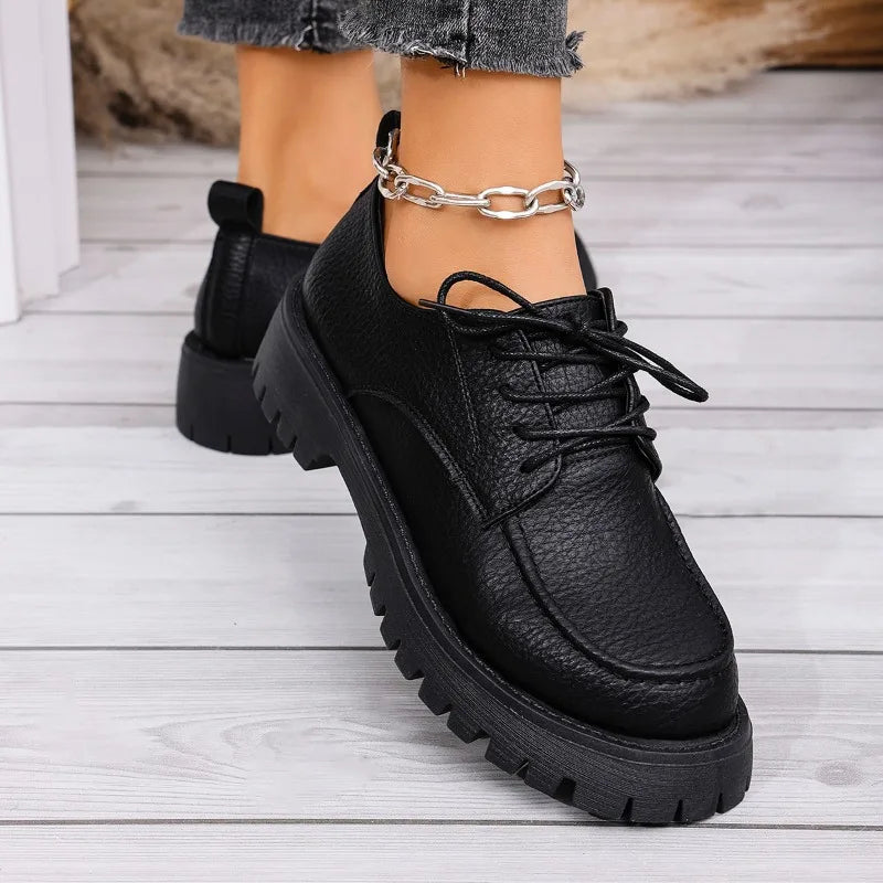 Plus Size Lederen Schoenen