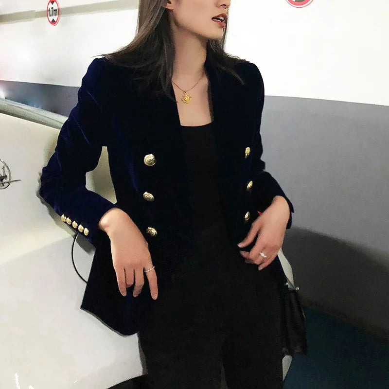 Elegante fluwelen blazer