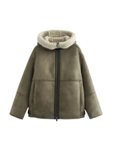 Stijlvolle Gewatteerde Hoodiejas