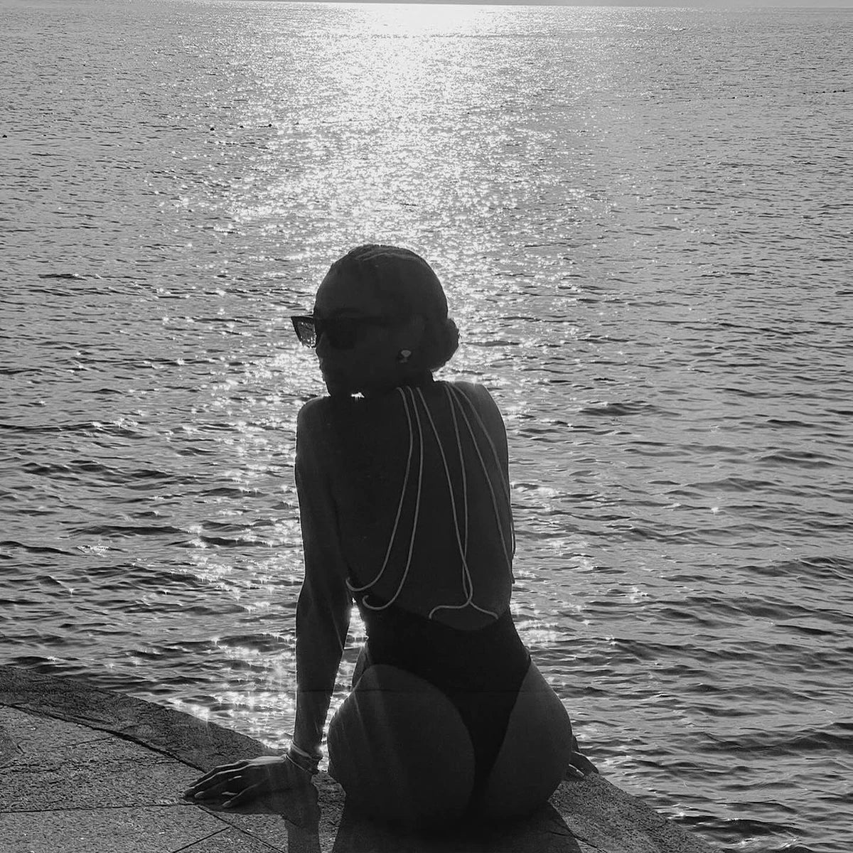 Trendy Hoge Taille Patchwork Bikini