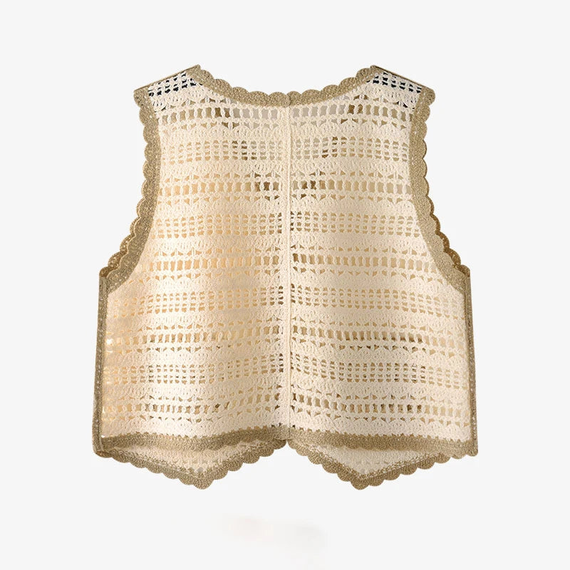Gehaakte Boho Gilet Dames