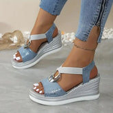 Comfortabele Sleehak Sandalen