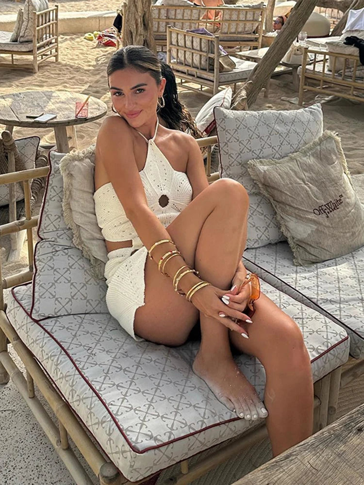 Sexy Halter Mini Jurk
