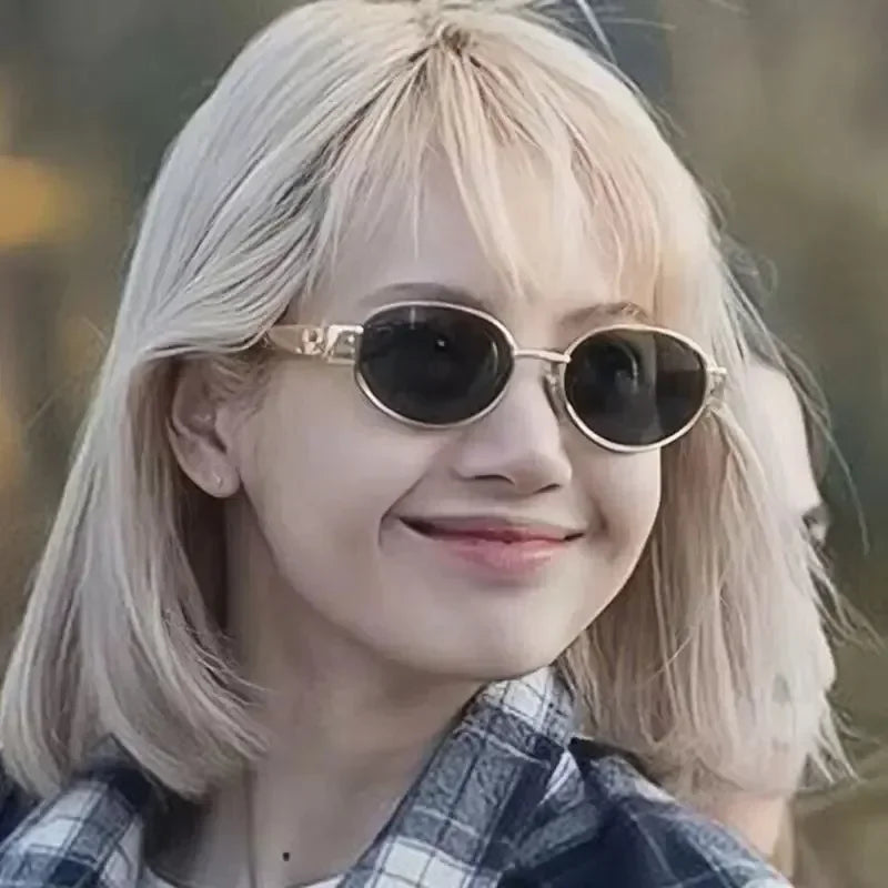 Klassieke Vintage Ovale Zonnebril