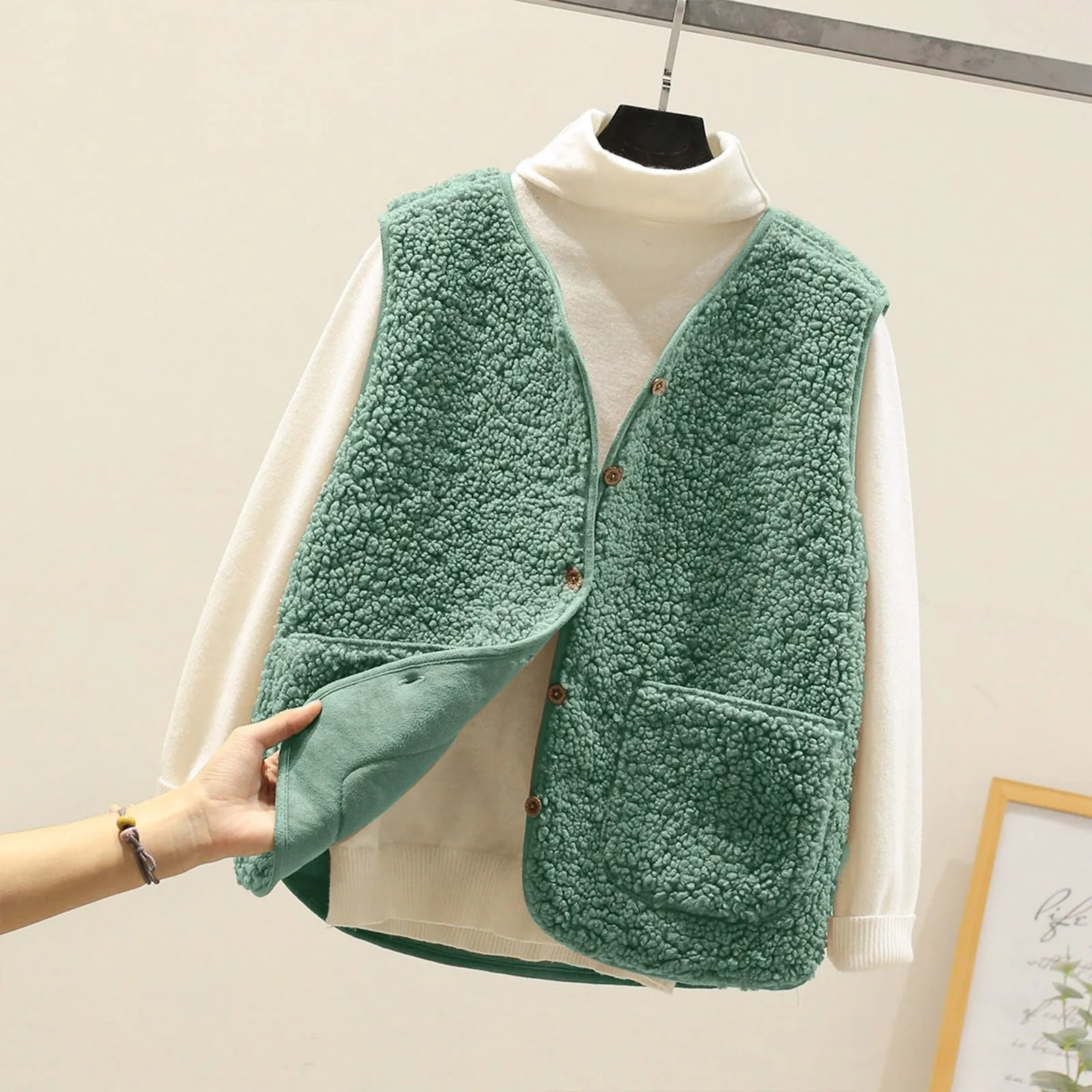 Dames Fleece Vest Casual