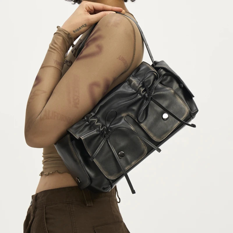 Vintage Biker Schoudertas